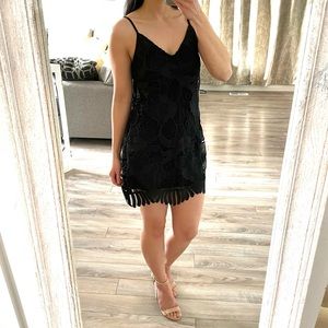 NWT Express Crochet Lace Trapeze Dress Size XS